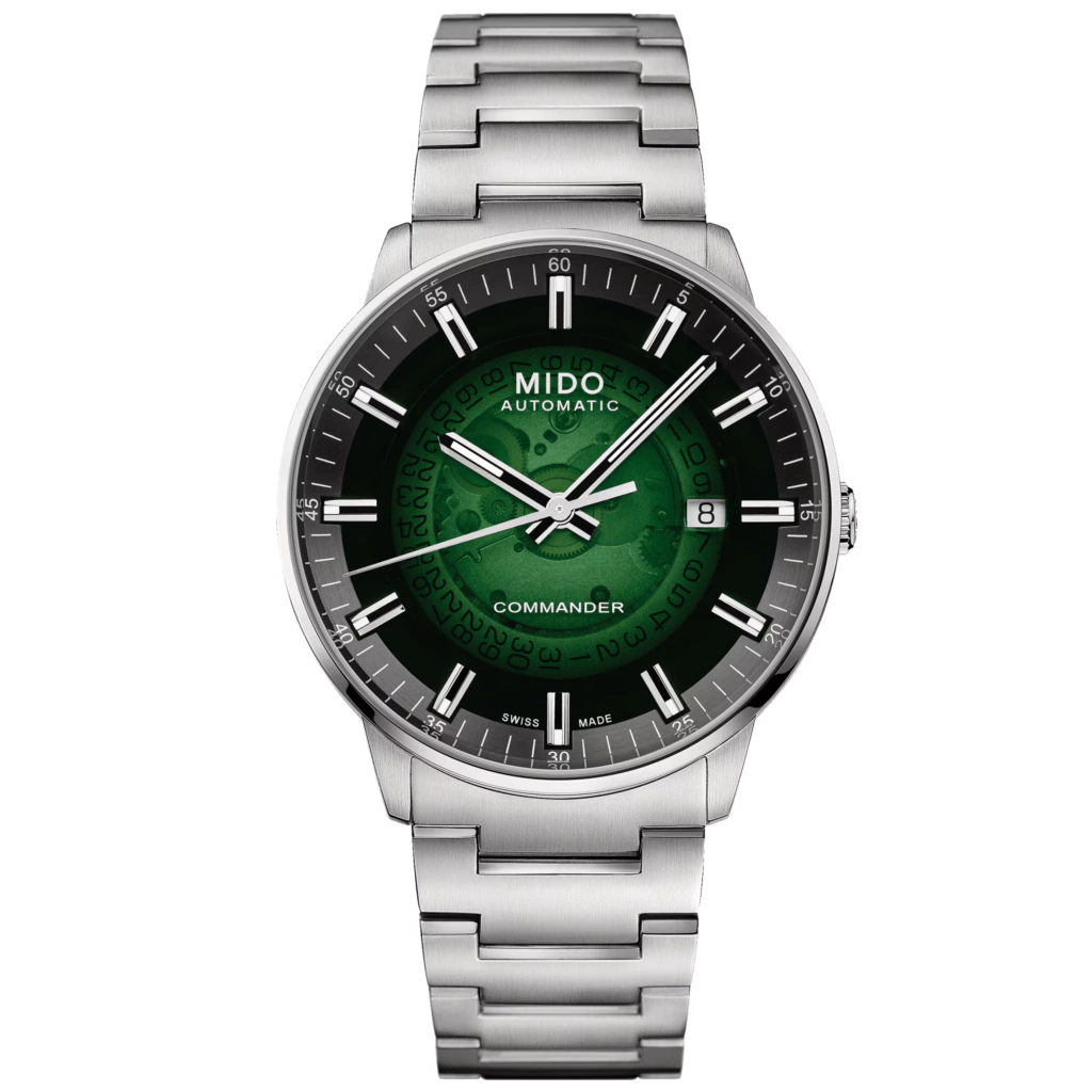 Mido Commander Gradient Verde M021.407.11.411.03